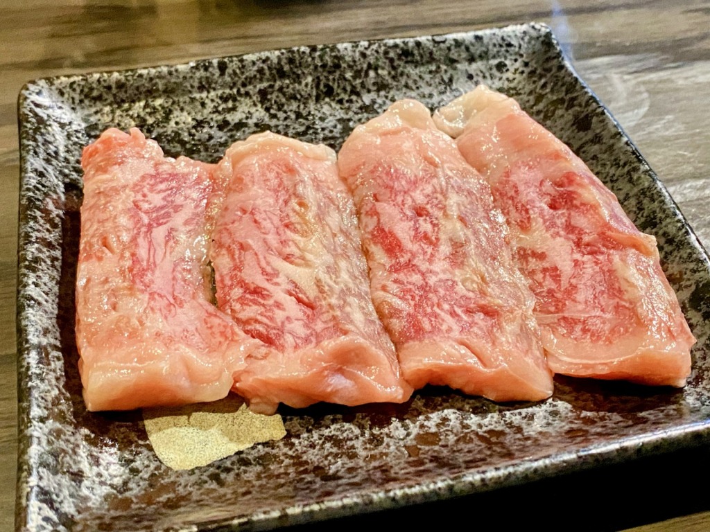 松江市の焼肉店「焼肉KAGURA」にていただいた「しまね和牛（ロース）」